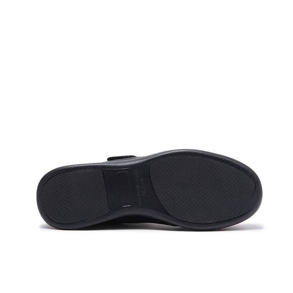 NEW SHOOZ WELLNESS women\'s cassie mary jane flat shoe in black